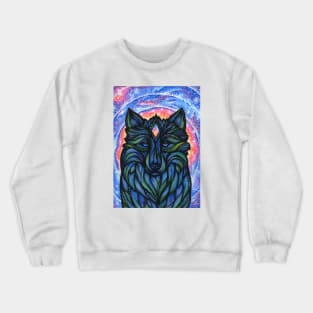 Galactic Wolf Crewneck Sweatshirt